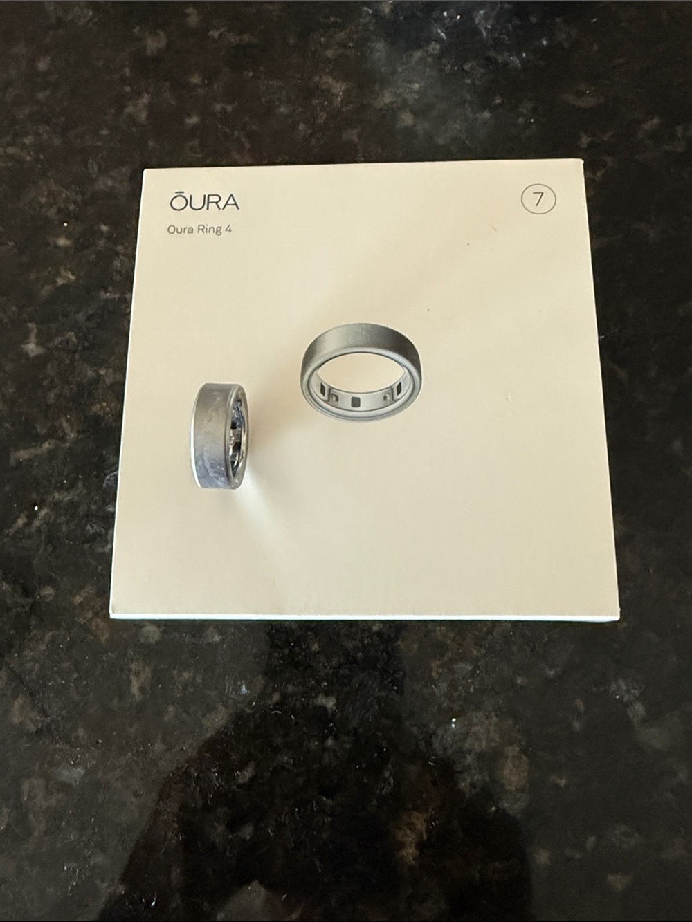 Oura Ring 4 Brushed Silver Ring